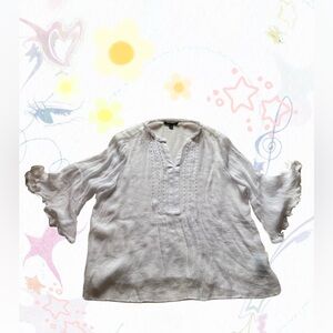 Zac and Rachel White Blouse